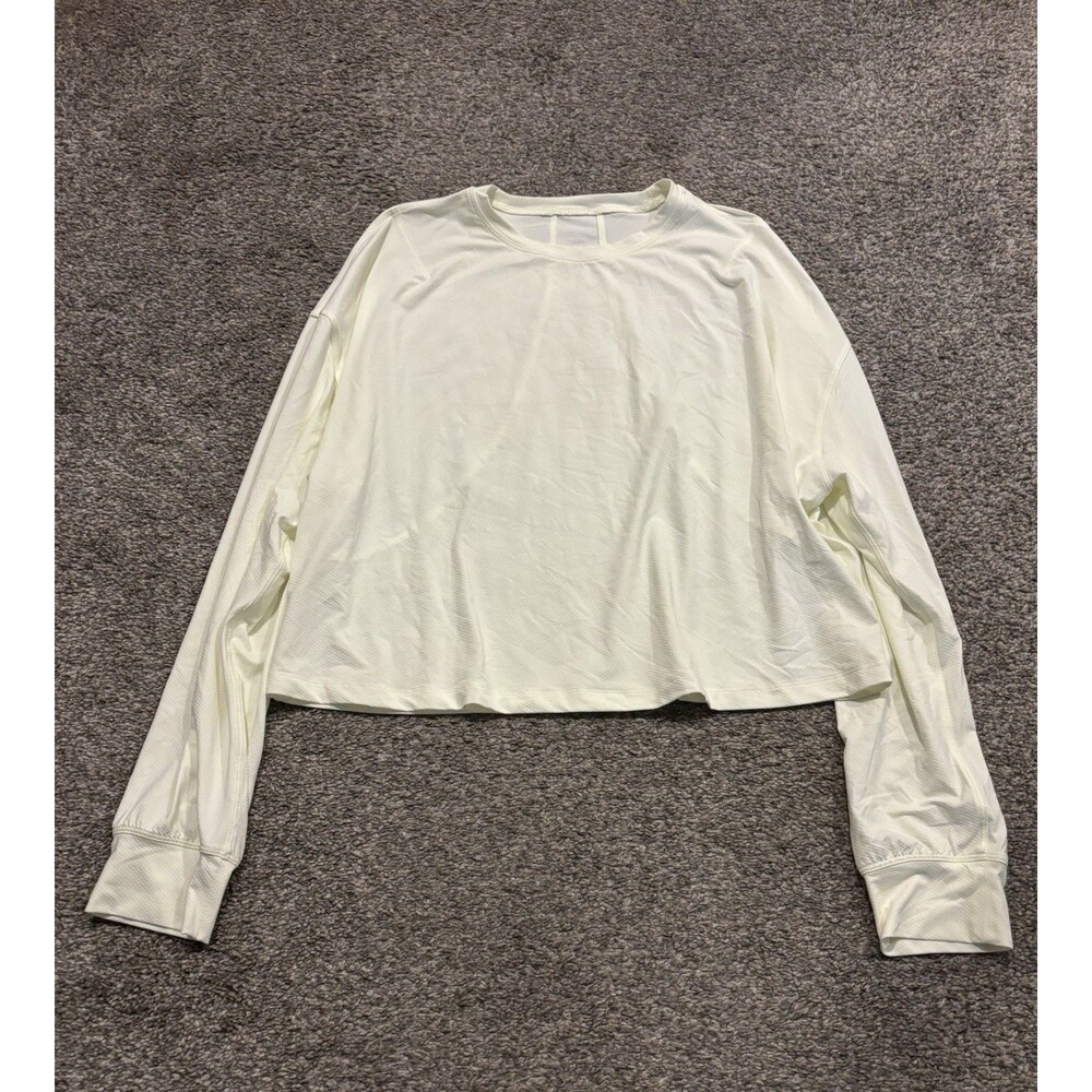Lululemon Abrasion Resistant Training Long Sleeve Elixir Size 12 *Read*